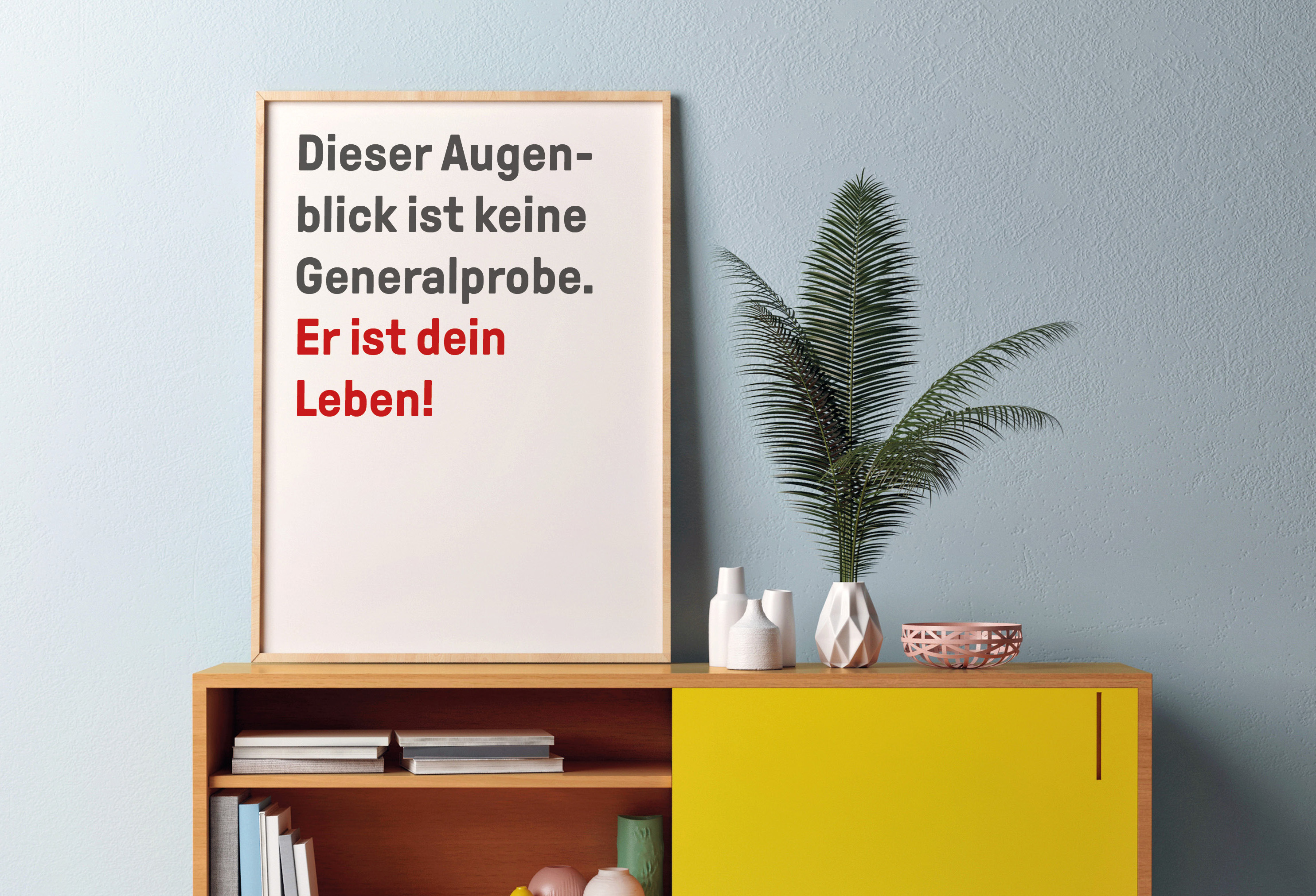 Dieser Augenblick ist keine Generalprobe. Er ist dein Leben! Melanie