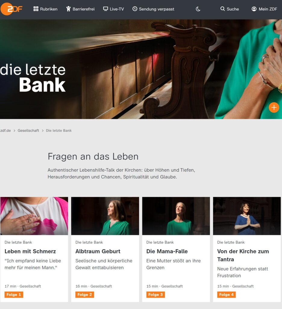 Die letzte Bank Sendung ZDF